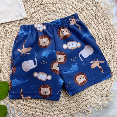  Conj. Regata Cute Giraffe e Bermuda - Areia
